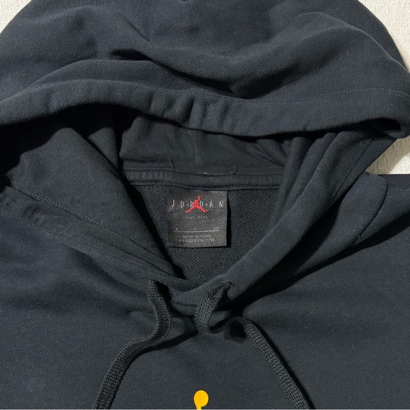 Nike Air Jordan Mens Small Legacy Hoodie Pullover Black CJ9083 - Picture 6 of 9